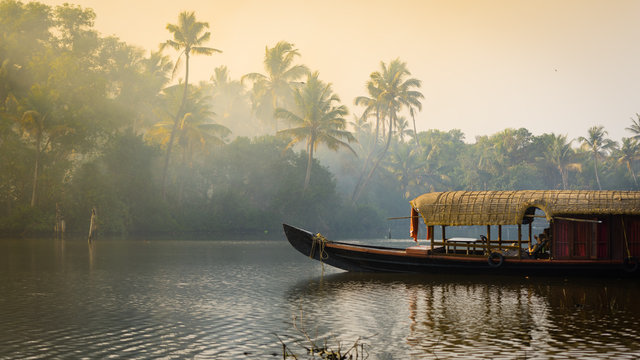 Houseboat night, Alleppey